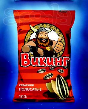 Семечки "Викинг" полосатые